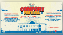 Comfort Festival 2025: Ben Harper & The Innocent Criminals e SatchVai Band (Joe Satriani e Steve Vai) primi headliner