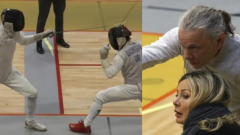 Bruce Dickinson ha gareggiato nel torneo di scherma "Circuit Européen Vétérans" rappresentando l'Inghilterra. Guarda i video