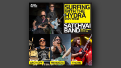 Satchvai Band: ufficializzata la formazione che accompagnerà sul palco Steve Vai e Joe Satriani