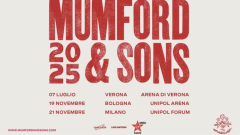 Mumford & Sons in concerto: partecipa all'estrazione finale dei biglietti per la data del 7 luglio a Verona – Arena 
