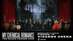 My Chemical Romance: UFFICIALE in concerto a Firenze il 15 luglio 2026. Tutte le info biglietti
