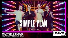 Simple Plan: UFFICIALE in concerto a IDAYS Milano 2024 con Avril Lavigne e Sum 41
