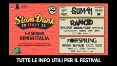 Slam Dunk, tutte le info utili per il festival a Bellaria - Igea Marina dall'1 al 3 giugno