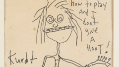 Un autoritratto di Kurt Cobain all'asta a partire da  23.000 euro. Guarda la foto