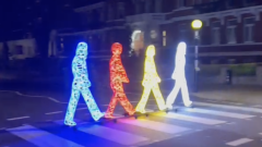 Guerrilla art a Londra agli Abbey Road Studios. Guarda il video
