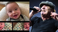 AC/DC: il video del neonato che "canta" Thunderstruck! 