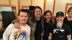 Dave Grohl in studio con gli Anthrax: la band sta registrando allo Studio 606. Guarda le foto e i video