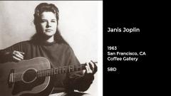 Una giovanissima Janis Joplin tiene una lezione di blues in un cafè di San Francisco nel 1963: ascolta l’audio