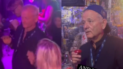 Bill Murray si presenta a sorpresa in un bar a Londra: beve tequila al bancone e balla in pista coi clienti. Guarda il video