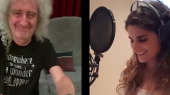 Queen,  Brian May pubblica il tutorial di We Are The Champions e suona in streaming con una ragazza italiana! Guarda il video