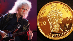 Brian May mette in vendita la moneta placcata in oro in edizione limitata che da sempre usa come plettro. Guarda le foto