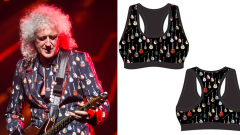 Queen: Brian May ha messo in vendita online una linea di reggiseni personalizzati con le sue chitarre