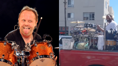 I Metallica hanno donato una batteria a un artista di strada di Los Angeles: fu derubato a dicembre. Guarda il video
