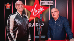 Guarda le foto di Dr. Feelgood e Massimo Cotto nel nuovo studio di Virgin Radio