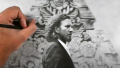 Eddie Vedder e l'artista Keegan Hall hanno raccolto 100.000 dollari per beneficenza... in un'ora! Guarda il video