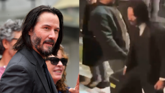 Keanu Reeves aiuta i membri della troupe a caricare le attrezzature dopo una giornata di lavoro. Guarda il video