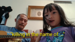 Coronavirus, la bambina che canta "Killing In The Name" in quarantena con suo papà! Guarda il video