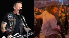Metallica, Jason Momoa nel mosh-pit durante il concerto a Los Angeles. Guarda il video