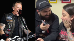Metallica, James Hetfield ha telefonato alla ragazza che ha partorito durante il concerto in Brasile. Guarda il video