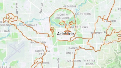 Nirvana, un ciclista australiano ha ricreato la copertina di Nervermind sulla mappa di Adelaide con un GPS. Guarda la foto