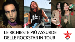 Le richieste più assurde delle rockstar durante i tour