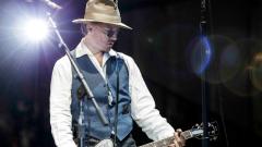 Johnny Depp e Willie Nelson in concerto