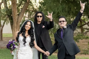 KISS: Gene Simmons ha celebrato le nozze di Charlie Benante degli Anthrax (e Pantera) con Carla Harvey ex Butcher Babies
