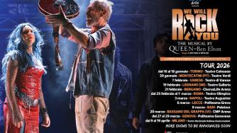 We Will Rock You: torna nel 2026 il musical ideato dai Queen con Bel Elton. Tutte le date