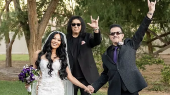 Gene Simmons celebra le nozze di Charlie Benante e Carla Harvey a Las Vegas per il matrimonio più metal di sempre