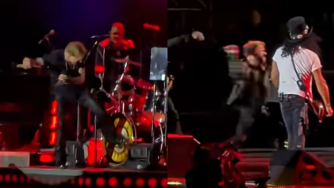 Guns N' Roses: Axl Rose ha preso a calci la batteria e lanciato il microfono sul palco durante il concerto a Bueno Aires. Guarda i video