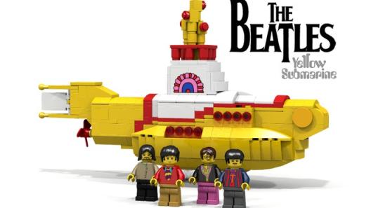 Beatles, la copertina "Yellow Submarine" diventa una costruzione Lego