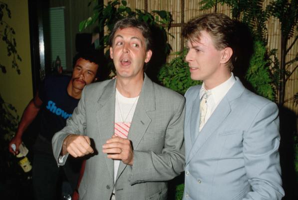 Paul McCartney e David Bowie