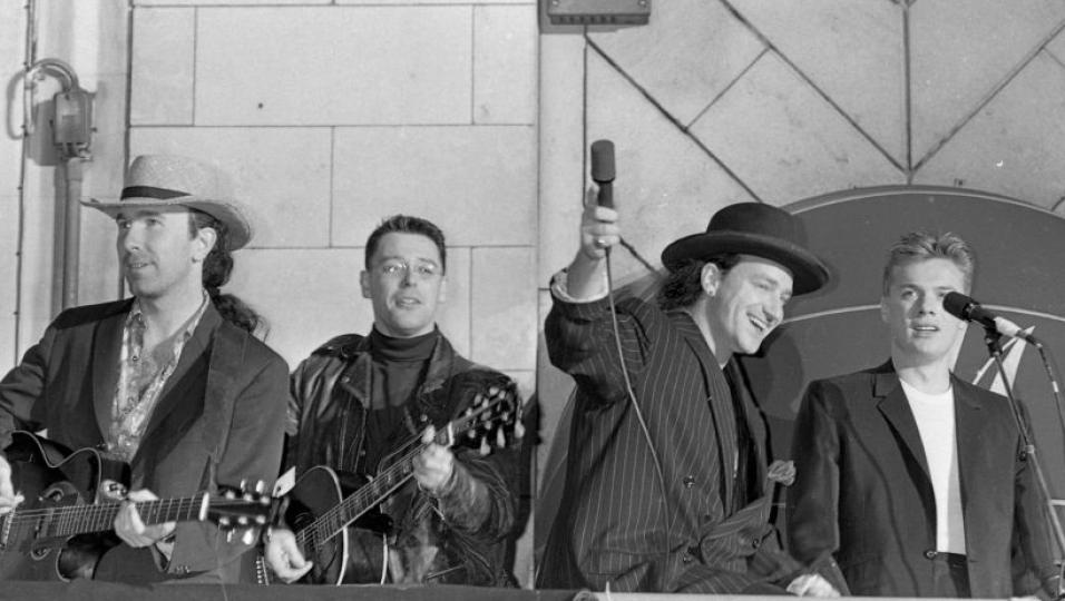 U2: guarda le foto della della prima di Rattle And Hum a Dublino