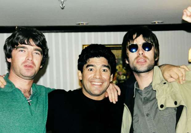 Image result for maradona and oasis