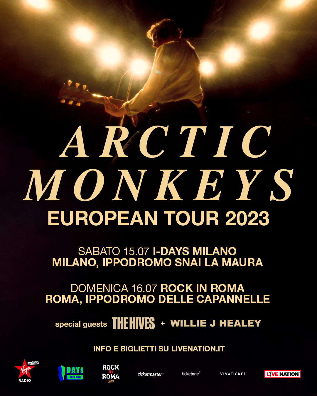 arctic monkeys tour italia