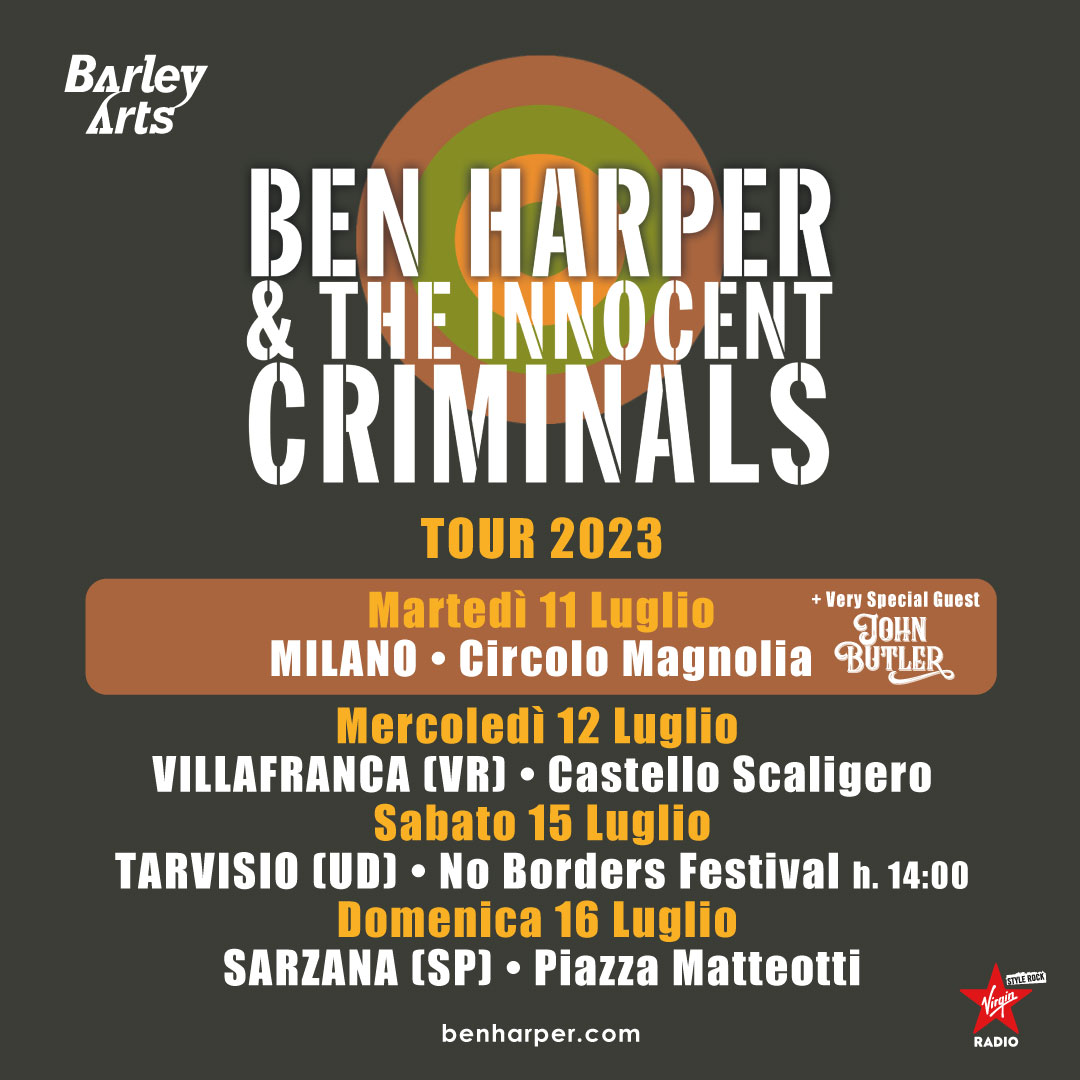 ben harper tour 2023 sarzana